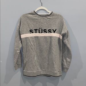 Gray Stussy Sweatshirt